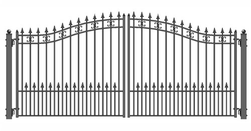 Dual Swing Driveway Gate