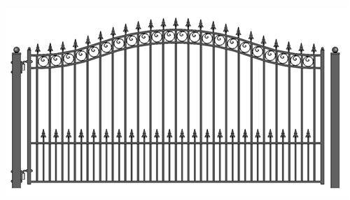 Single Swing Driveway Gate