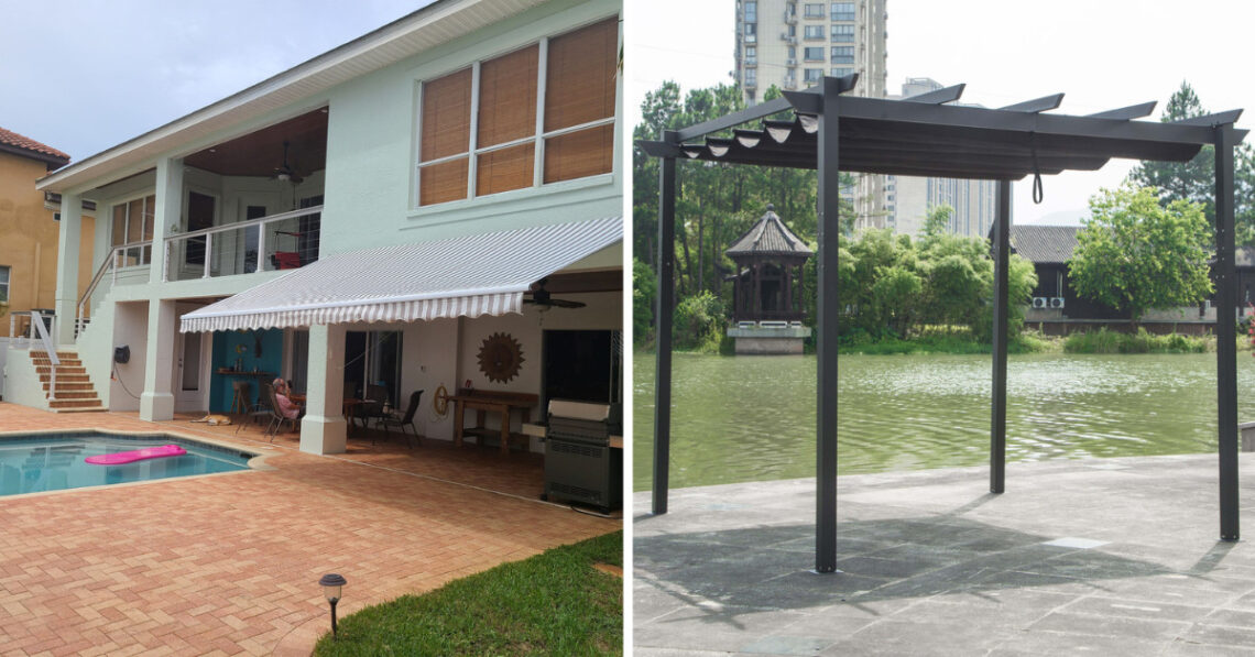 What Is The Difference Between an Awning and a Pergola?