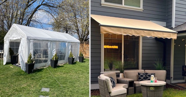 What is the Difference Between Awnings and Canopies?